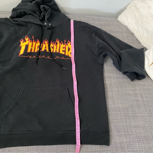 LAST CHANCE: Official Thrasher Magazine Classic Flame Hoodie - Picture 5 of 11